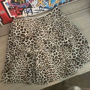 mi ami leopard print skirt
